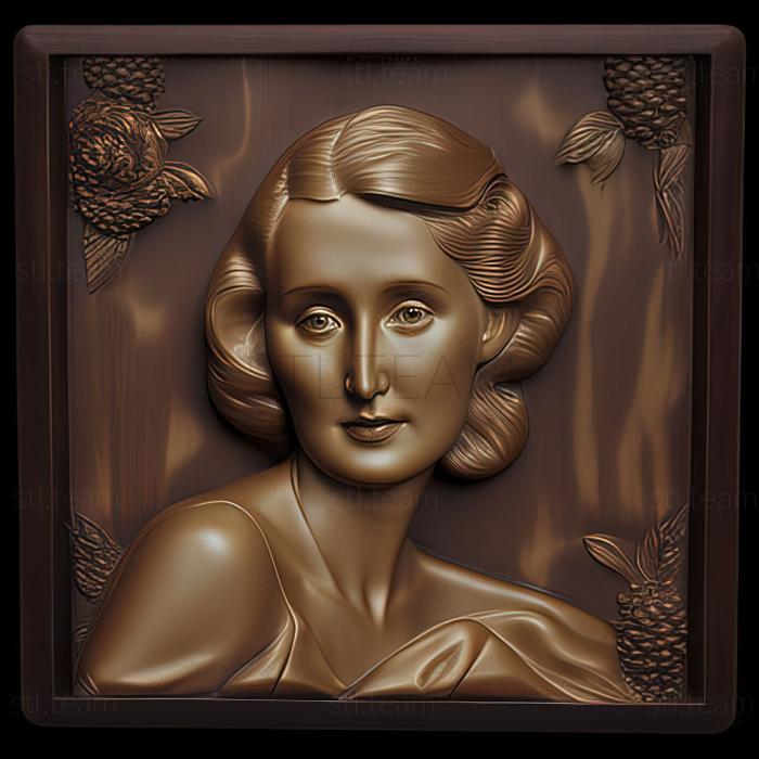 3D model Phyllis Dietrichson Double Insurance Barbara StanwyckRE (STL)